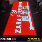 LED Signboards for Zara Furniture