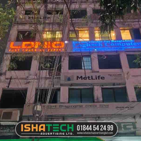 Outdoor Advertising Sign Boards and Name Plate for LDNIO | Expert Signage Solutions