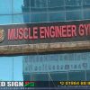Gym Center OOH 3D Letter Signboard boards design