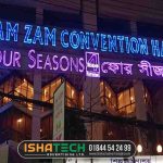 Lighting LED Sign Board in Karwan Bazar