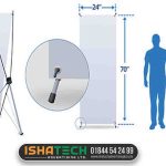 X Stand Banner Size