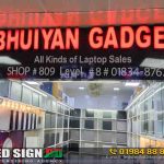 Acrylic letter sign board