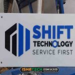 10mm Acrylic Sheet Laser Cutt Logo Nameplate BD