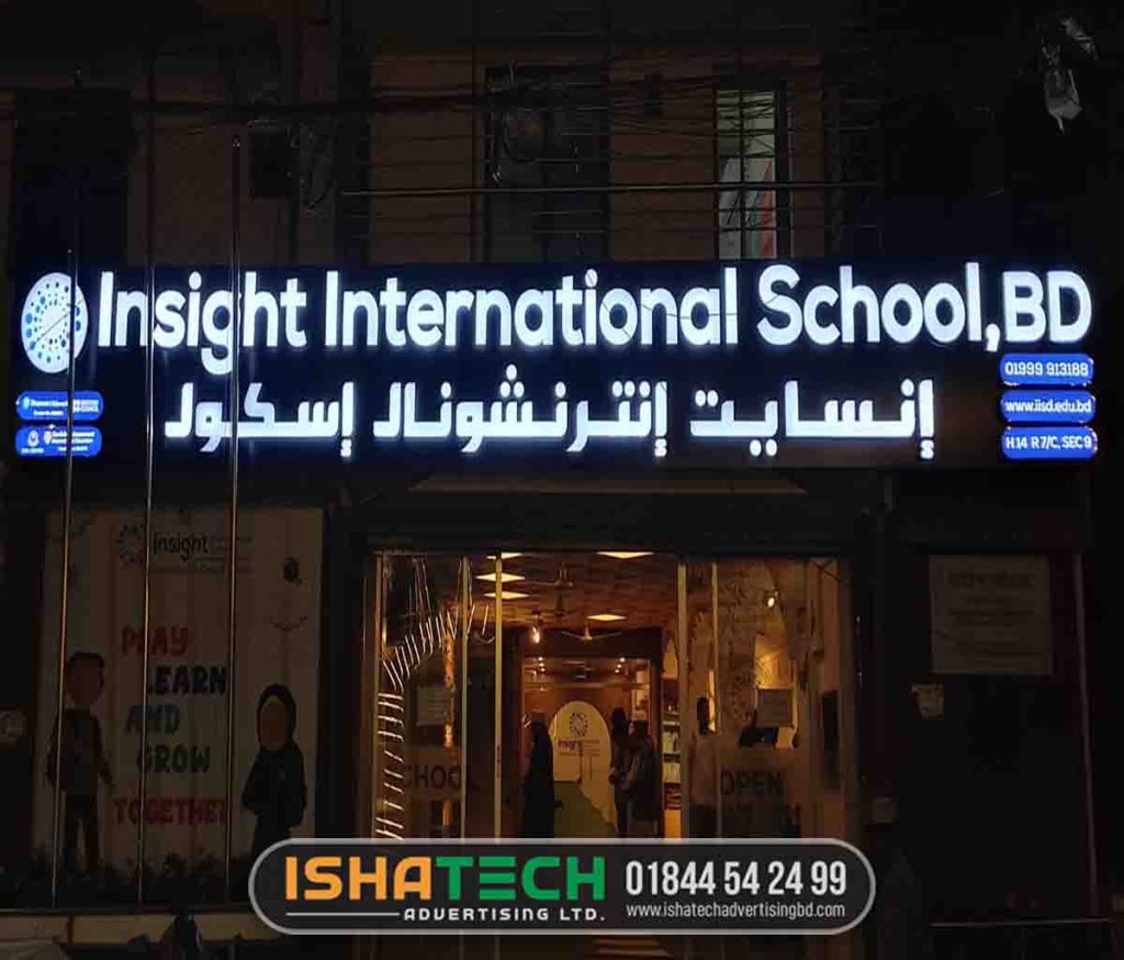3D Channel Letters LED signboards