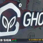 3D Frontlit LED Logo on 12mm Alcobond Boards