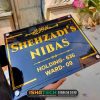 6mm Golden Acrylic Letter Nameplate for House Holding
