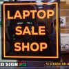 Laptop Showroom Acrylic sign board images
