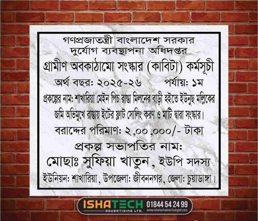 House Name Plate Designer in Chuadanga