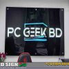 Laser cut acrylic name plate