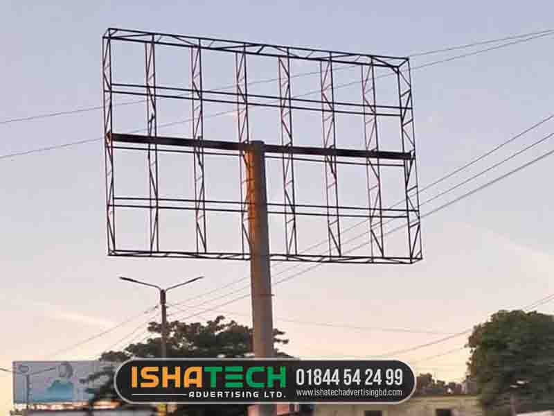 Louver Stainless Steel Billboard Structure