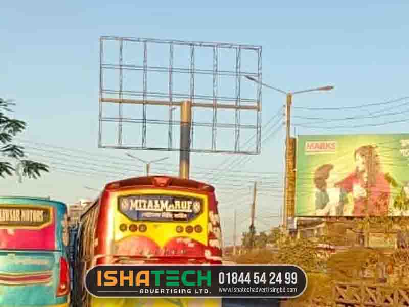 Louver Stainless Steel Billboard Structure