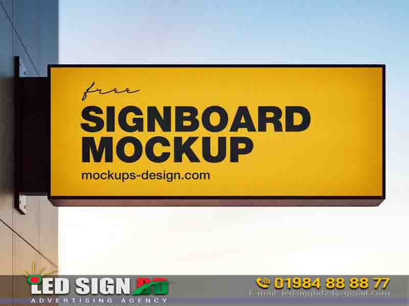signboard mockup 4