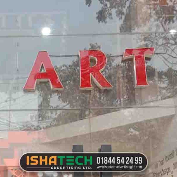 Custom Acrylic 3D Letter Signage