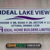 Nameplate for a residential building