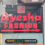 Red Color Acrylic 3D Channel Letter Signboards