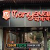 Red Color Acrylic High Letter for Manyavar