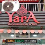 storefront acrylic 3D channel letters signage