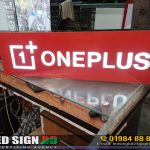 LED Logo for oneplus Mobile Showroom