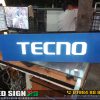 LED Logo for tecno Mobile Showroom